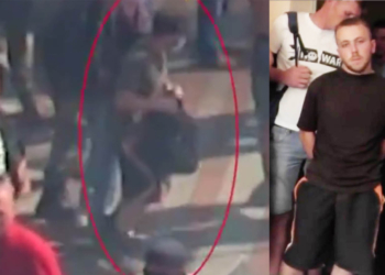 В милиции показали того, кто бросил гранату у Верховной Рады