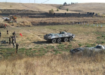 У Южно-Украинской АЭС прошли боевые стрельбы