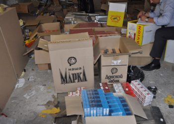 На одном из рынков Николаева изъято спиртного и сигарет на 200 тыс.грн.