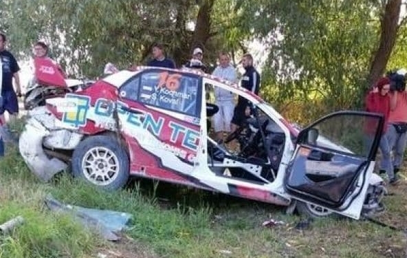 Украинские гонщики попали в реанимацию после страшного ДТП на ралли