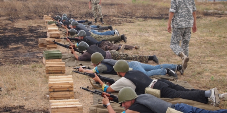В Николаеве проходит боевое слаживание роты охраны