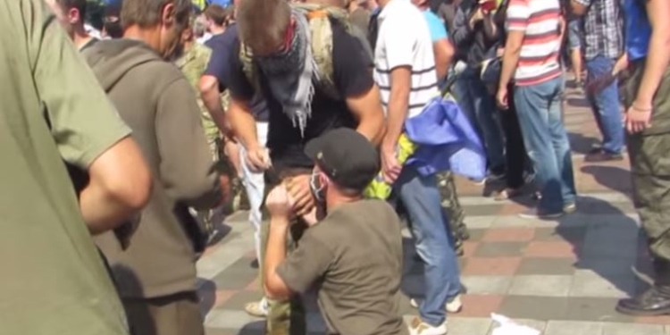 МВД показало видео с подготовкой теракта под Радой