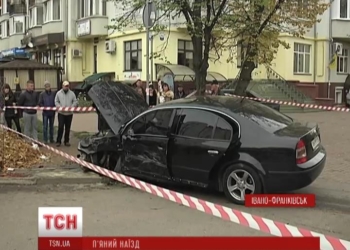 Пьяный заместитель областного военкома сбил двух женщин в Ивано-Франковске