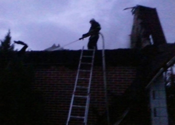 В день выборов в Николаеве чуть не сгорел жилой дом площадью 200 кв. м