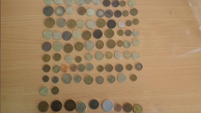 На админгранице с Крымом у жителя Сумщины обнаружили 112 старинных монет, спрятанных в лекарственных травах