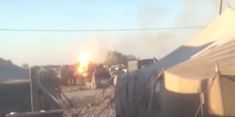 В Днепропетровской области взорвался танк