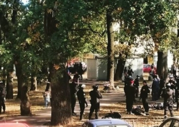 В Киеве произошла перестрелка. Задержано около 20 человек