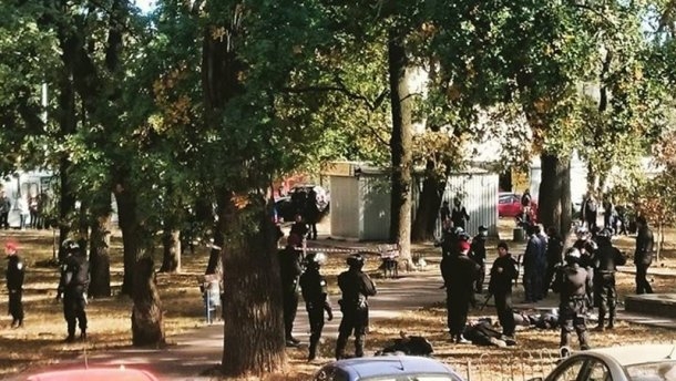 В Киеве произошла перестрелка. Задержано около 20 человек
