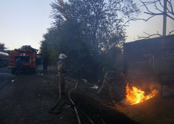 В результате ДТП загорелась “Газель”. Водитель погиб