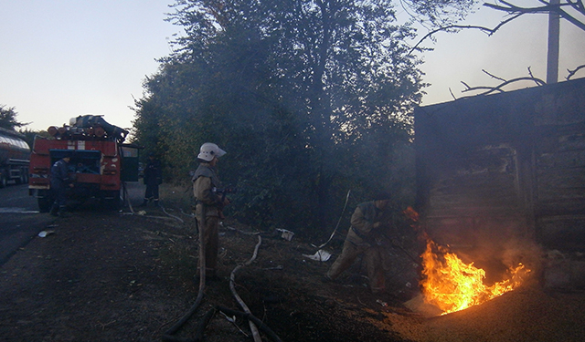В результате ДТП загорелась “Газель”. Водитель погиб