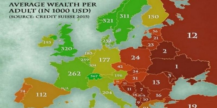 Украина – самая бедная страна Европы, – рейтинг швейцарского банка