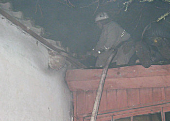 Ночной пожар в Лоцкино. Сгорела квартира