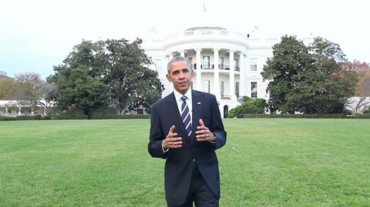 “Привет, Фейсбук”, – сказал Обама и зарегистрировался