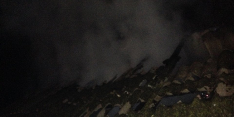 На Николаевщине горела хозпостройка и жилой дом