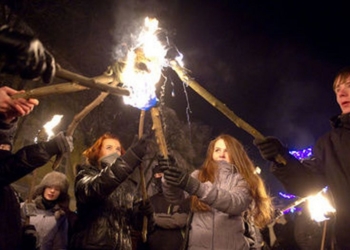 В Киеве пройдет факельное шествие по случаю второй годовщины разгона Майдана