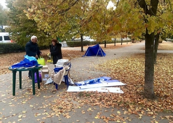 Николаевская полиция зафиксировала факт нападения на агитпалатки Дятлова