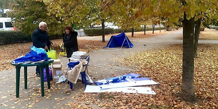 Николаевская полиция зафиксировала факт нападения на агитпалатки Дятлова