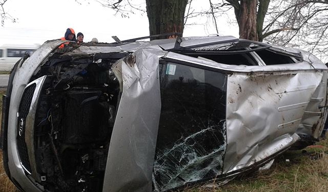 На трассе “Николаев-Днепропетровск” – авария: водитель и пассажир KIA Sorento попали в Жовтневую ЦРБ