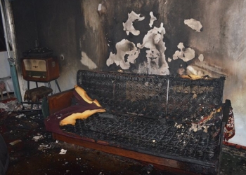 Во время ликвидации пожара на ул.Чкалова в Николаеве спасатели обнаружили тело погибшей женщины