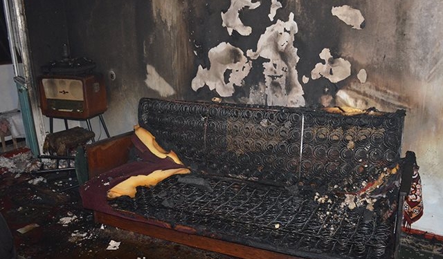 Во время ликвидации пожара на ул.Чкалова в Николаеве спасатели обнаружили тело погибшей женщины