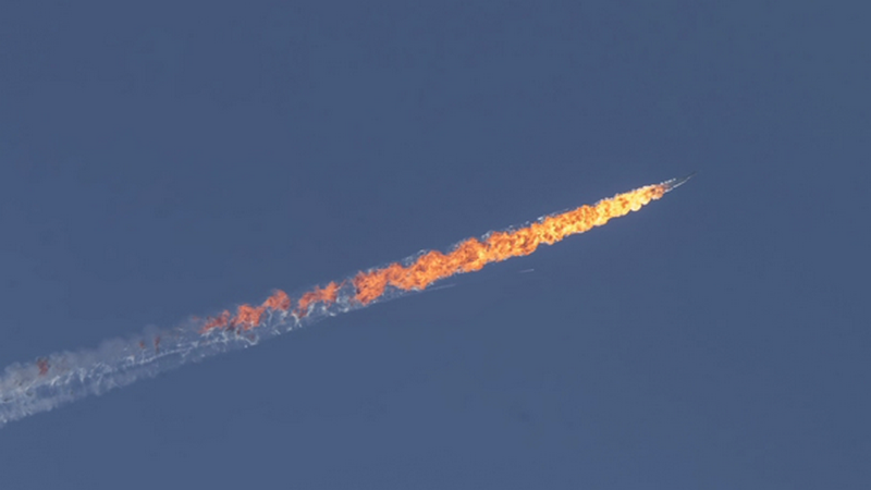 Турецкое ТВ обнародовало запись переговоров с пилотами сбитого самолета РФ 1