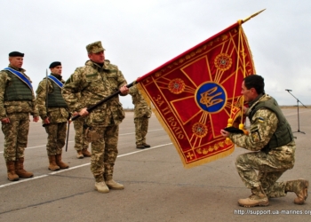День морпехов в секторе «М»: 501-й батальон получил боевое знамя