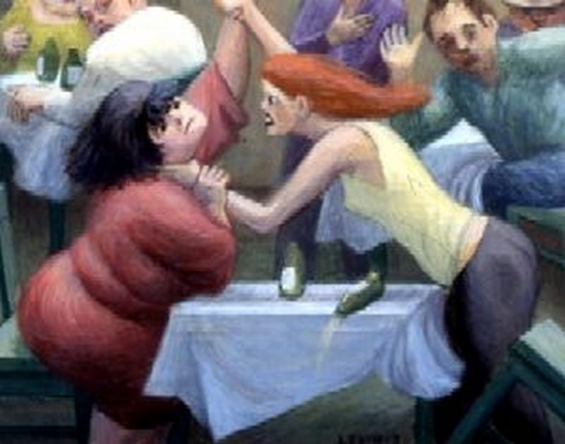 «Женщины и водка доведут до цугундера!»: в одном из николаевских кафе дрались и женщины, и мужчины 1