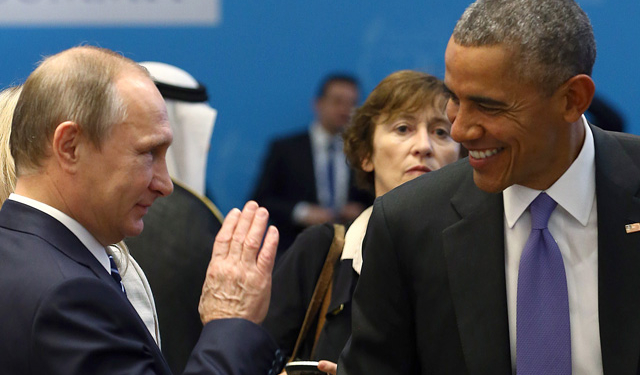 Обама и Путин встретились в Париже и поговорили не о климате