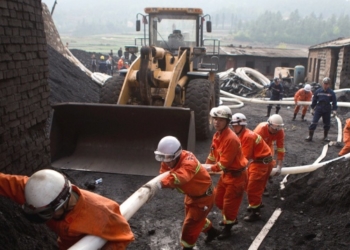 В Китае в результате пожара на шахте погиб 21 человек