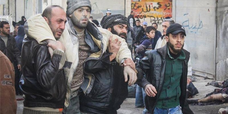 Россия разбомбила рынок в Сирии. Более 40 погибших (18+)