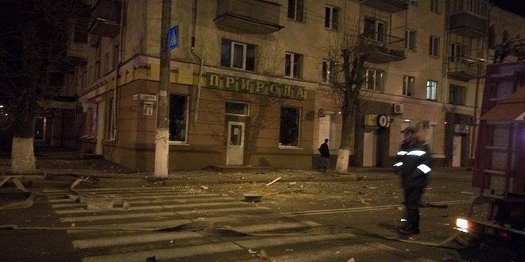 В центре Житомира прогремел мощный взрыв