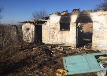 В Баштанском районе сгорел дом, а тело его хозяйки нашли в колодце