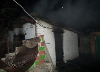 В Снигиревском районе сгорела летняя кухня, но рядом стоящий дом остался цел