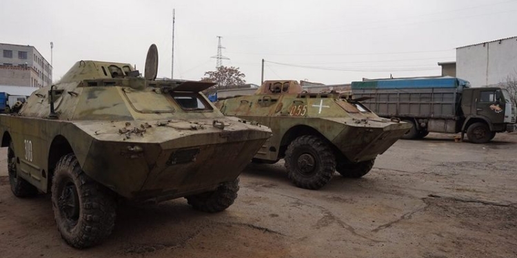 Николаевские волонтеры продолжают ремонтировать технику для нетыловых подразделений – на очереди 6 БРДМ для Кировоградского батальона