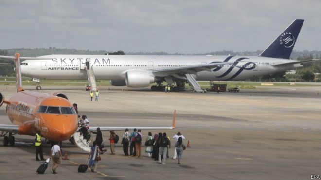 Air France: экстренная посадка в Кении была ложной тревогой