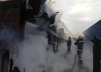 На Николаевщине дотла сгорела давно не эксплуатируемая баня