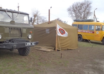 В Николаевской области в связи со снижением температуры приведены в готовность мобильные пункты обогрева