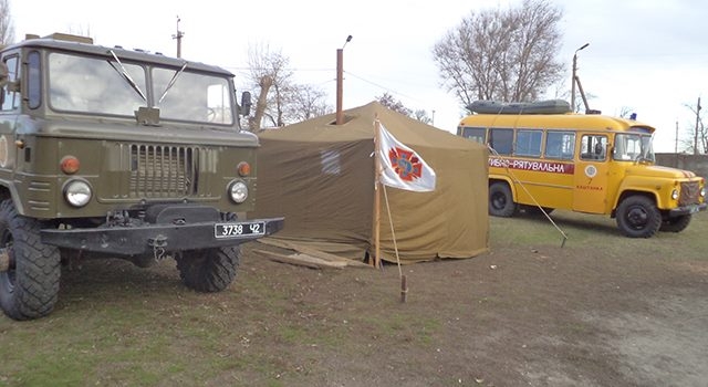 В Николаевской области в связи со снижением температуры приведены в готовность мобильные пункты обогрева