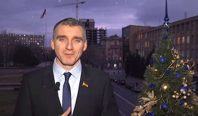 Новогоднее поздравление городского головы Александра Сенкевича