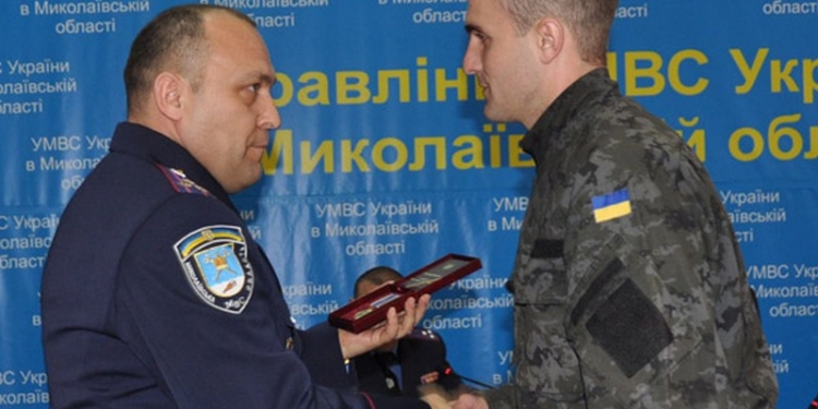 За проявленный в зоне АТО героизм николаевский гвардеец Владимир Тулученко отмечен государственной наградой