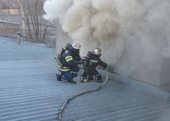 В Николаеве горела сауна