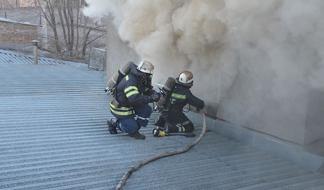 В Николаеве горела сауна