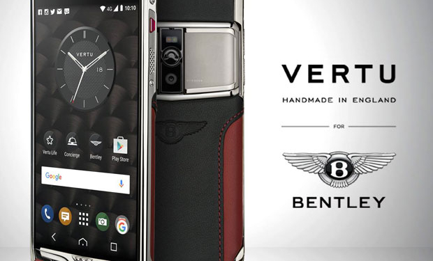 Vertu представила сенсорный смартфон Signature Touch под брендом Bentley