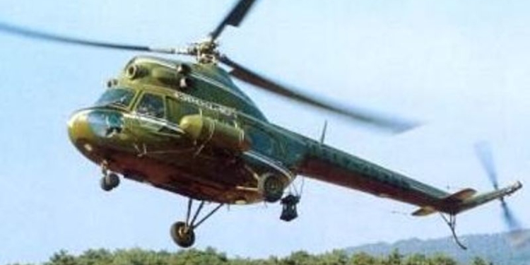 На учениях в Кременчуге упал вертолет Ми-2 – никто не пострадал