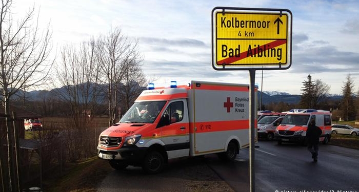 Столкновение поездов в Германии. Полиция заявила о 4 погибших и 150 раненых