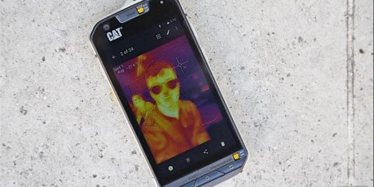 Выпущен первый в мире смартфон CAT S60 с тепловизором