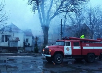 На Закарпатье горело здание одного из районных судов