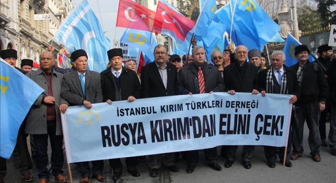 В Стамбуле протестовали против аннексии Крыма