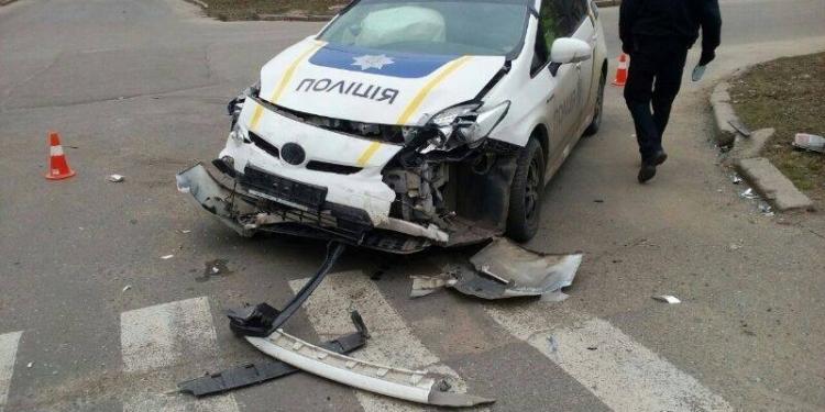 В Николаеве очередное ДТП с участием патрульной полиции