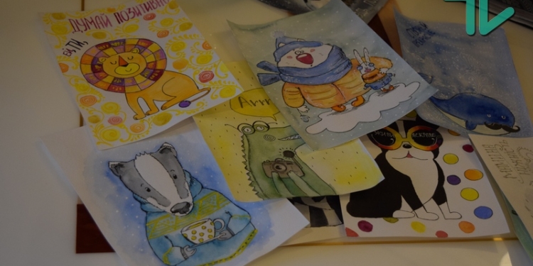 Ингалятор для Леры: благодаря акварельным открыткам 23-летнего филолога из Николаева нужные средства собраны